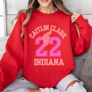 Caitlin Clark 22 Indiana Fever Sweatshirt: Unisex Basketball Fan Shirt