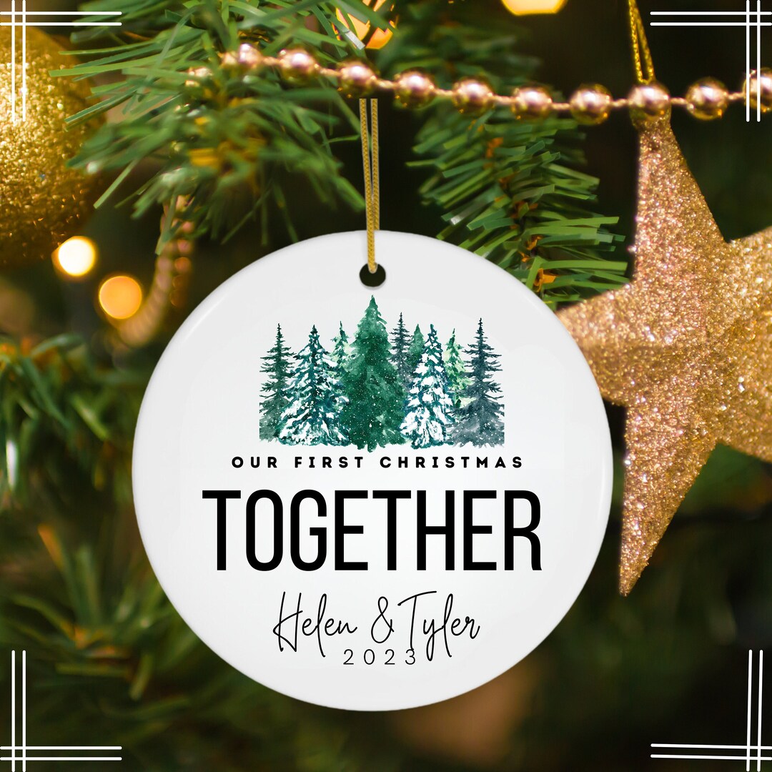 First Christmas Together Tree Ornament 2023, 1st Xmas Together Keepsake 2023,first Christmas