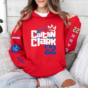 Caitlin Clark 22 Indiana Hoodie: Unisex Basketball Sweatshirt