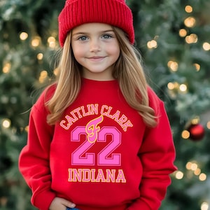Caitlin Clark Toddler Sweater: Indiana Fever Pullover