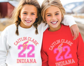 Caitlin Clark 22 Indiana Sweater, Fever Sweater, Caitlin Clark Sweatshirt, Caitlin Clark Fever Youth, Clark Indiana Fan Shirt, From the Logo