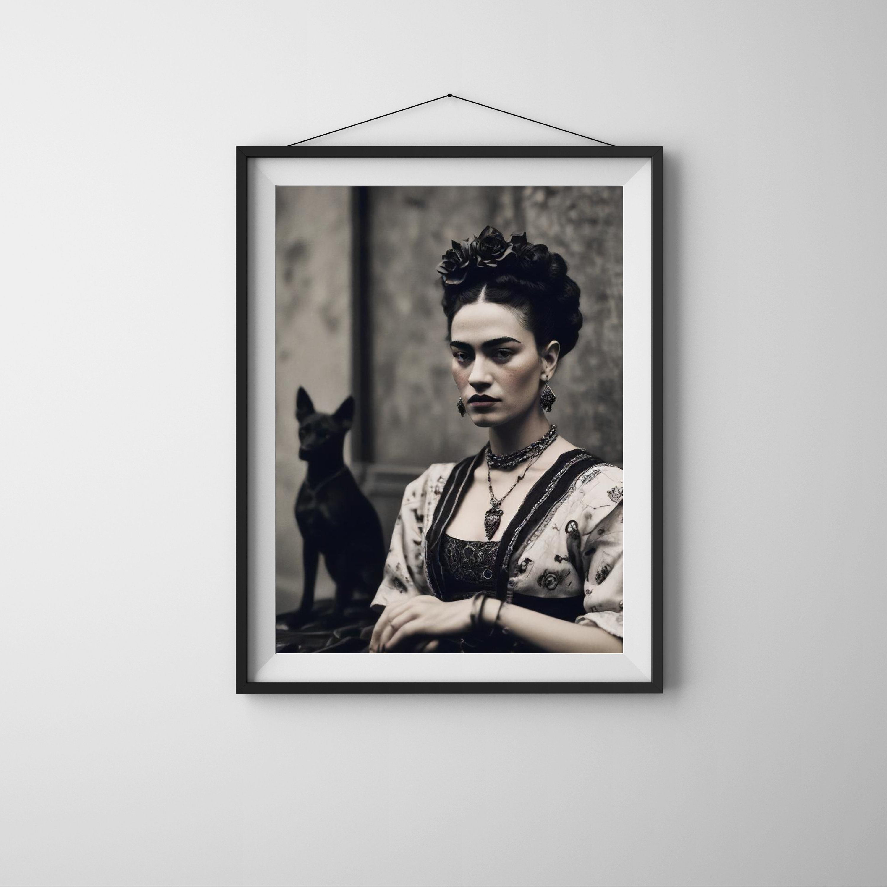 Vintage Xolo Dog Art