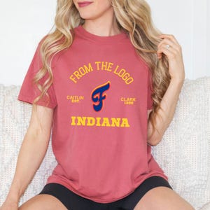 Caitlin Clark Indiana Fever Tee: Comfort Colors Basketball Fan Shirt