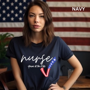 Nurse Vote Shirt: Heroes at the Polls, RN Gift