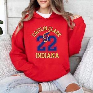 Caitlin Clark 22 Indiana Hoodie: Unisex Basketball Sweatshirt
