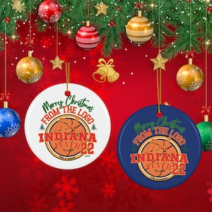 Caitlin Clark Ornament: Indiana Fever 22 Basketball Ornament