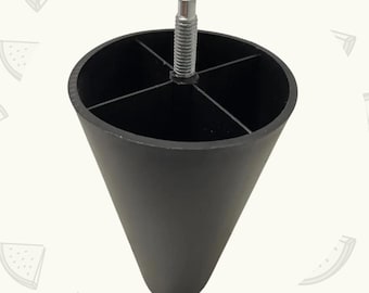 IKEA Ektorp Sofa Leg – 6" Black Plastic Replacement