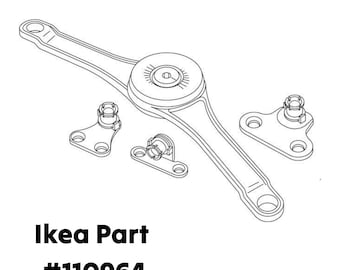 IKEA AKURUM Horizontal Hinge Bracket - Genuine IKEA Part #110964