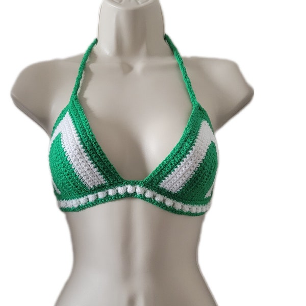 Nigerian crochet bikini bralette