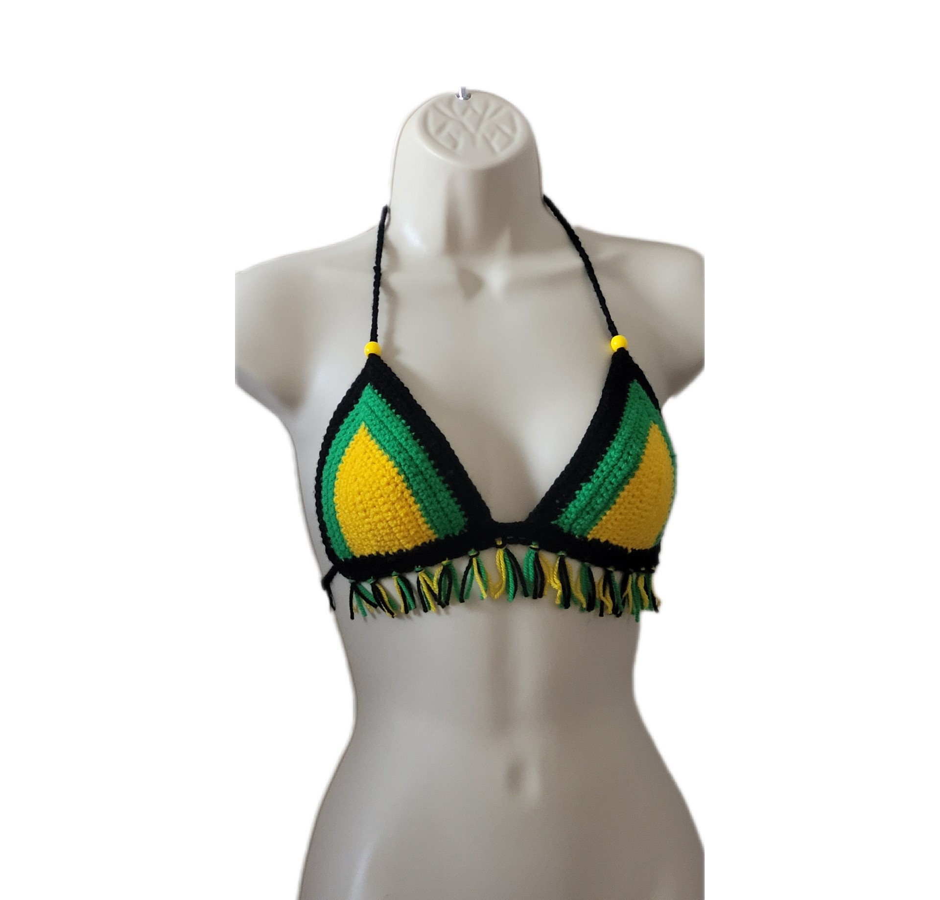 Jamaican crochet bikini top