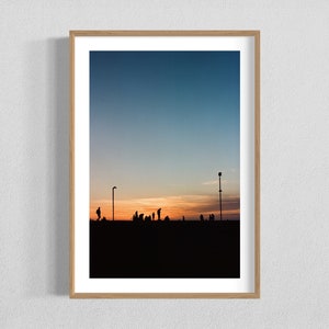 Tel Aviv Print - The Tayelet at Sunset