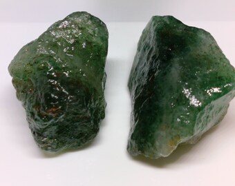 Natural Green strawberry quartz rough crystal for Making Jewelry 184 Carat