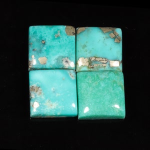 Natural Arizona AAA+ quality Turquoise Square Shape Cabochon Loose Gemstone for Making Jewelry