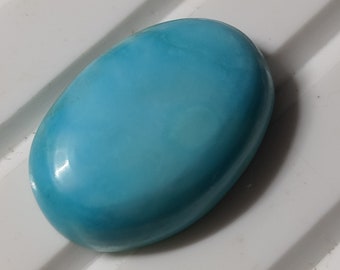 14 Ct Natural Arizona Turquoise Oval Shape Cabochon Loose Gemstone for Making Jewelry 14X20 MM Z