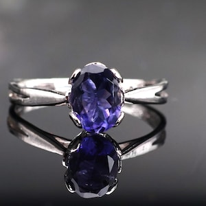 Natural Kyanite Sterling Silver 925 Ring for ladies Silver Jewelry proposal ring sterling silver ring gemstone jewelry handmade ring R2