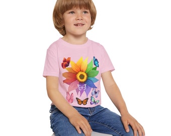 T-shirt pour tout-petit papillons colorés