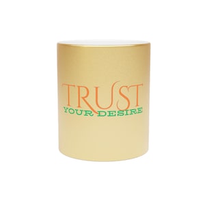 Daily Affirmation Inspirational Metallic Mug (Silver\Gold)