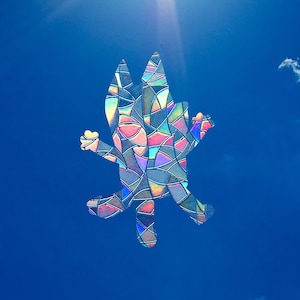 Bluey Suncatcher Sticker Window Decal Ornament Wall Art Home Decor Gifts Birthday Party Favors