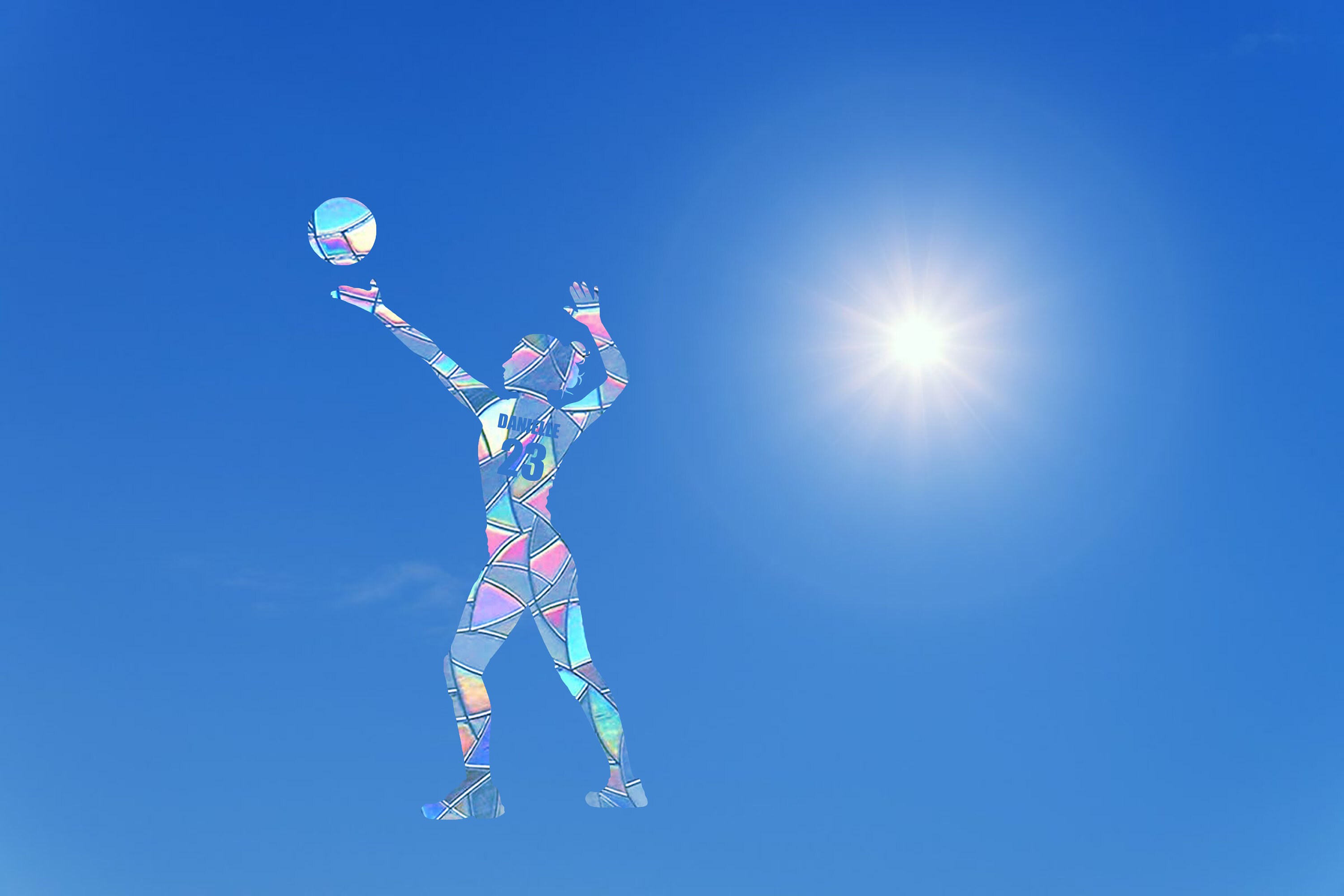 Custom Volleyball Suncatcher Sticker Player Gifts for Teenage Etsy