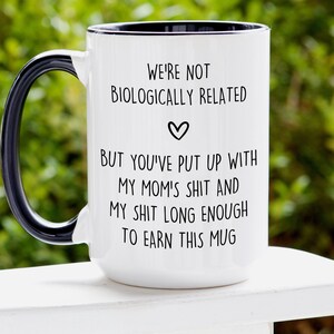 Regalo divertido para padrastro, taza para padrastro, taza de papá extra, regalo para padrastro para el día del padre, regalo de hija, regalo de hijo, taza divertida para padrastro