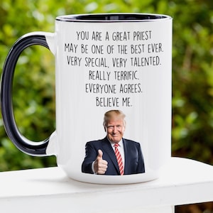 Priester Becher, lustiges Priester Geschenk, Priester Geschenk, Priester Geschenkidee, Priester Tasse, Priester Wertschätzung, lustiges katholisches Geschenk, Pastor Becher,