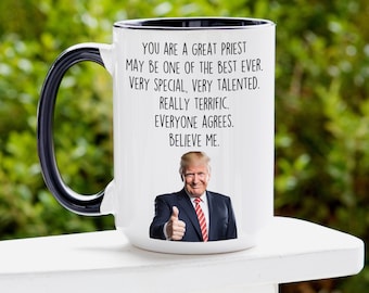 Taza de sacerdote, Regalo divertido de sacerdote, Regalo de sacerdote, Idea de regalo de sacerdote, Copa de sacerdote, Agradecimiento al sacerdote, Regalo católico divertido, Taza de pastor,