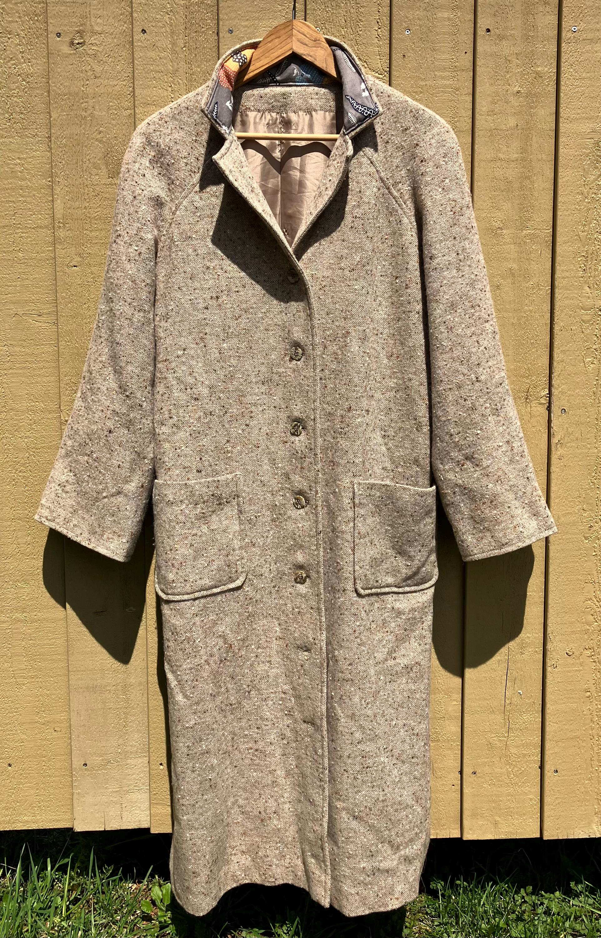 Donegal tweed coat - Etsy 日本