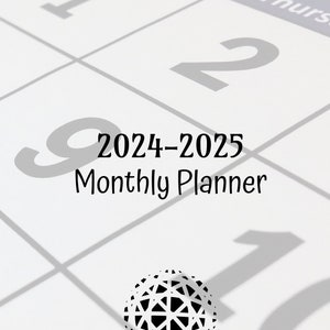 2024-2025 Monthly Weekly & Daily Two Year Planner