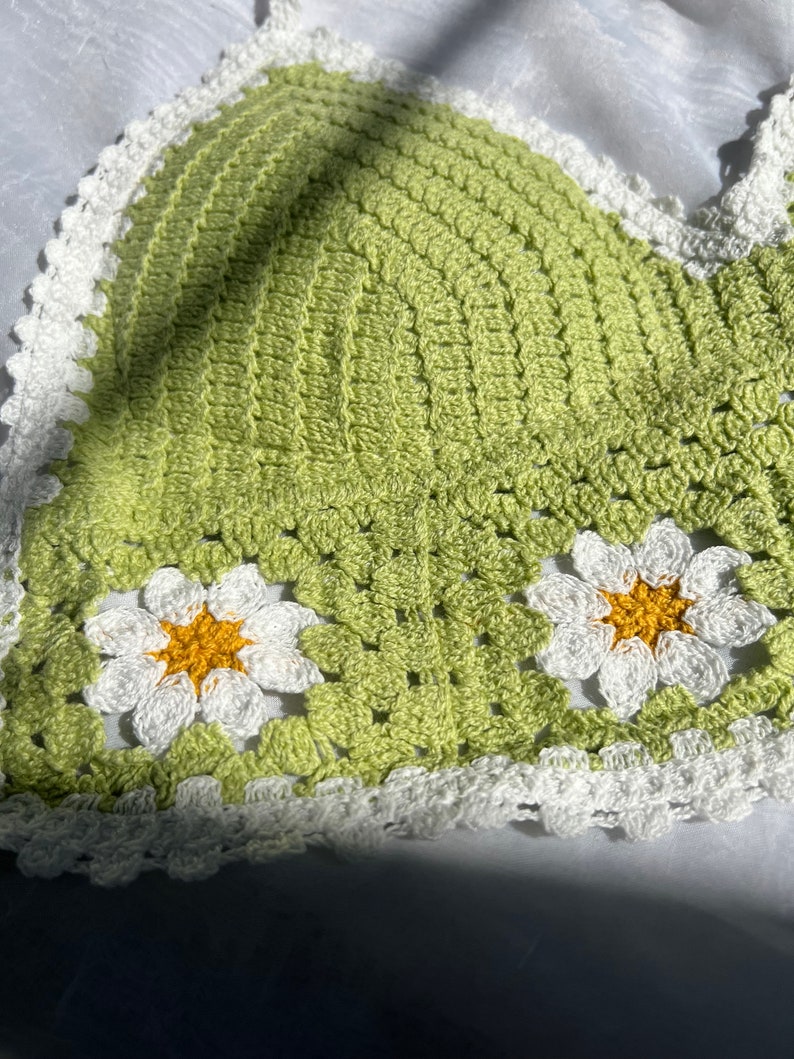 Imogen Daisy Inspired Halter Neck Crochet Crop Top 2YK - Etsy
