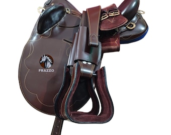 Selle Australienne En Cuir Avec Corne - Alfalah International - Neuf