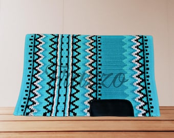 Premium Western Show Saddle Blanket, Western Show Pad, Best Selling Show Saddle Pad, Handmade Show Saddle Blanket