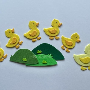 Five Little Ducks: felt story, flannel board, storytime, circle time, ece, preschool, daycare
