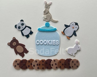 Who Stole the Cookie from the Cookie Jar: Flannel Board Educational Resource, ECE & Library