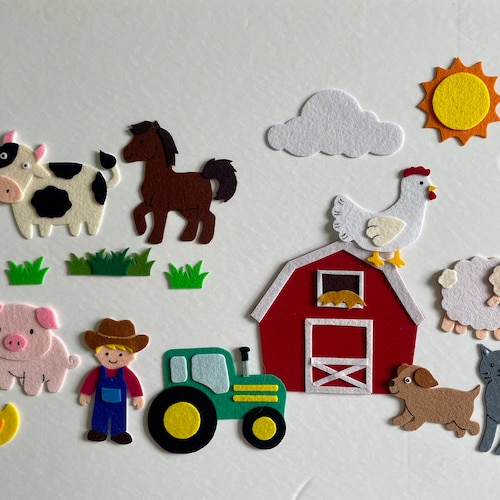 Il Vecchio MacDonald In Una Scena Di Filastrocche Di Fattoria | Vettore - Foto 13