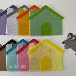 Felt Mouse Hide-and-Seek Story Set: Preschool Circle Time Educational Resource image 2