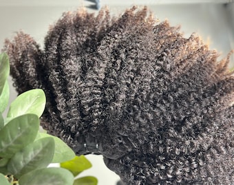 Kinky Bundles,  100% Virgin Remy Human Hair for 4a Hair. 14&quot;-22&quot; (1pc)