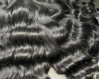 100% Raw Authentic South Indian Curly bundles, Unprocessed Human Hair 14"-28"