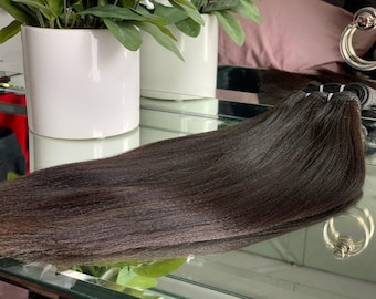 Light Yaki &quot;Relaxed Romance Wefts&quot; Bundles, 100% Virgin Remy Human Hair. 14&quot;-22&quot; (1pc)