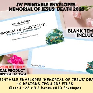 Buste stampabili_ Buste commemorative JW_ Campagna commemorativa JW 2025_# 10 buste di formato_ Buste JW_ Luca 22:19
