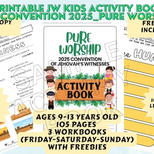 Ages 9-13 years old_Printable JW Kids Convention Activity Book_(9-13 yrs old)_JW Pure Worship 2025-with FREEBIES_JW Coloring Pages