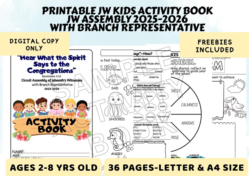 2025-2026 Assembly Activity Book_printable JW Kids (2-8 Yrs Old) JW ...