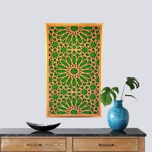 Moroccan Mashrabiya, Wooden Decorative Panel, Wood Wall Decor, Carved Panel, Wood Wall Art Set, Large Boho Home Décor, Wall Hanging