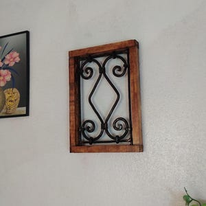 Iron window in Moroccan style, Moroccan Decor Metal Wall Panel, Islamic Holiday Decor, Bohemian Home Decor, Metal Wall Art