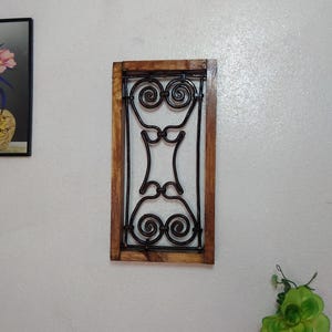 Moroccan wall art, doorway arch,Handcrafted Moorish iron panels ,Moroccan Screen Panel , metal art , Windows metal