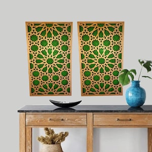 Doorway arch ,Moroccan Wood Panel,  Ethnic Home Decor , mashrabiya ,Arabesque Wood Panel, Moro Deco, Boho