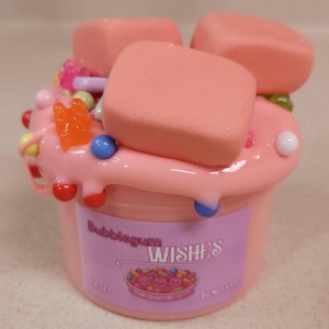 Bubblegum Wishes 8 oz Glossy Slime