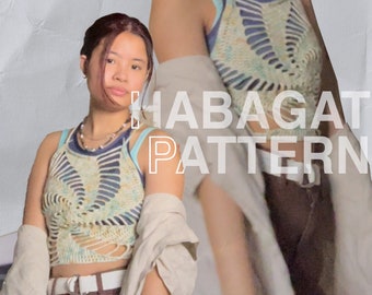 Habagat Overlay Top Crochet Pattern PDF
