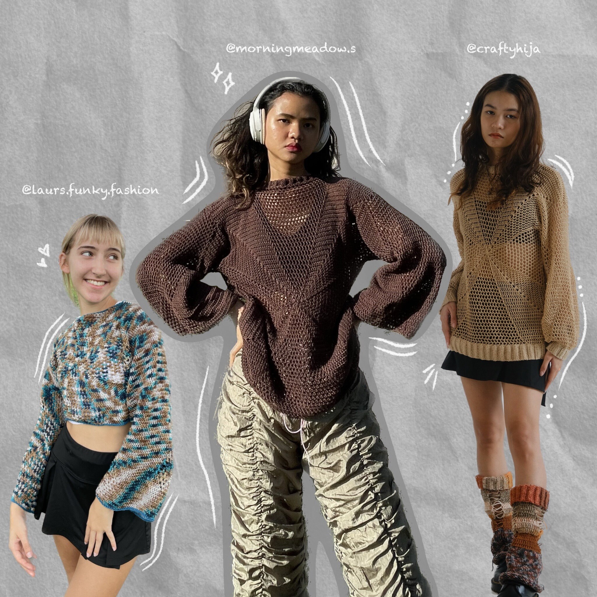 Harakay Mesh Sweater Crochet Pattern - Etsy