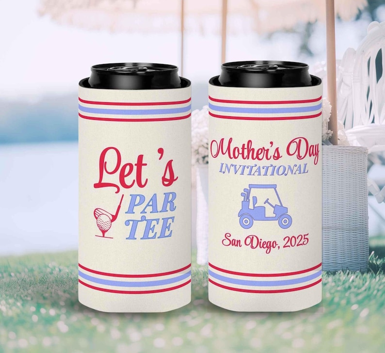 Golf Can Cooler Custom Masters Party Favor