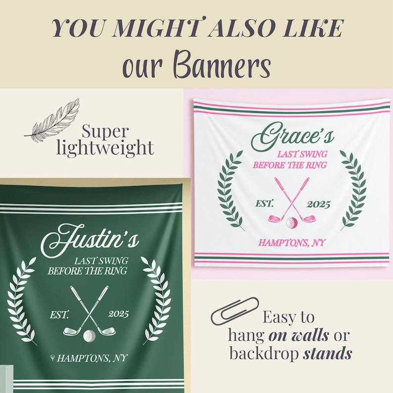 Golf Can Cooler Custom Masters Party Favor